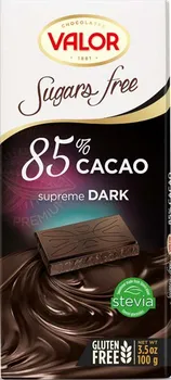 Čokoláda Valor hořká čokoláda 85% 100 g