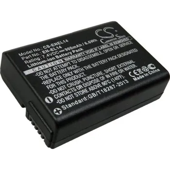 Baterie Nikon D3300, D5300, D5500, EN-EL14a / EN EL14a, VFB11402 neoriginální