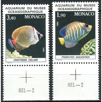Poštovní známka (1986) MiNr. 1766 - 1767 ** - Monako - Ryby z akvária oceánografického muzea