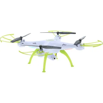 Dron Syma X5HW Evolution Pro bílá + 4 ks baterie + USB nabíječka