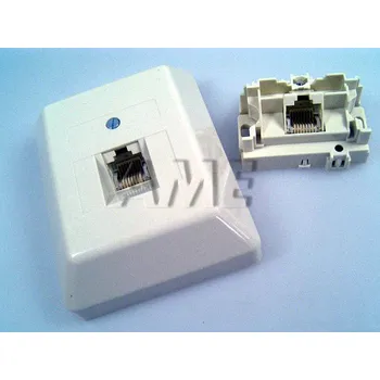 Elektrická zásuvka Zásuvka ISDN 8 (8) AP jednoduchá vrchní montáž