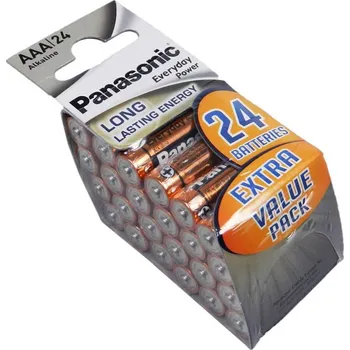 Článková baterie AAA Baterie Panasonic Alkaline EveryDay Power LR03 balení 24ks LR03EPS/24PD