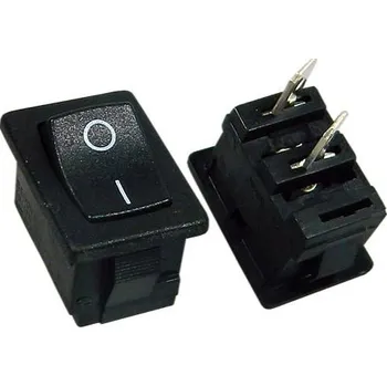 vypínač Vypínač kolébkový malý ARCOLECTRIC H8600VBACN černý ON-OFF