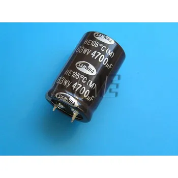 Kondenzátor 4700uF/63V - 105°C Samwha M kondenzátor elektrolytický