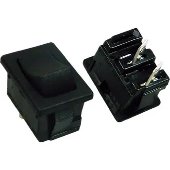 vypínač Vypínač kolébkový malý ARCOLECTRIC H8601VBAAA černý OFF-(ON)