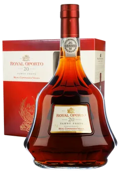 Fortifikované víno Royal Oporto 20 Years aged Tawny 0, 75 l + 2 skleničky
