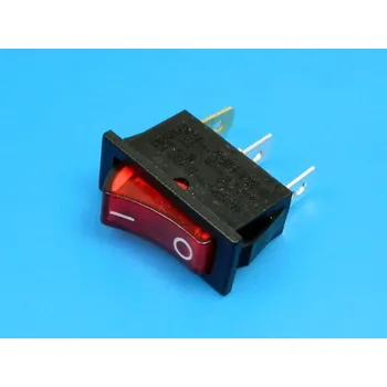 vypínač Vypínač kolébkový SCI RS1391BBR2N2 červená ON-OFF