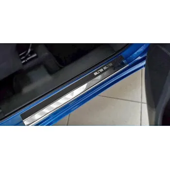 Tuning Prahové lišty Suzuki Swift III 2017- • nerez s karbonem • Alu-Frost