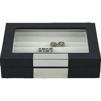 Šperkovnice Amparo Miranda® Dřevěná kazeta na manžetové knoflíky 94120