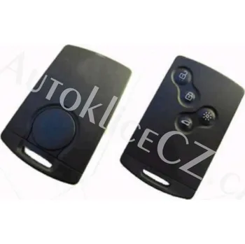 Autoklíč Obal karty Renault 4 tlačítka