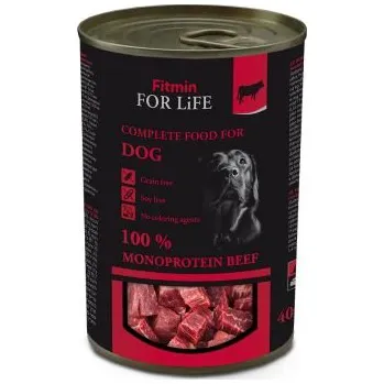 Krmivo pro psa Fitmin dog For Life tin beef 400g
