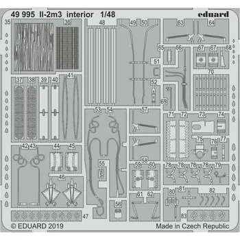 Volný čas Eduard 1/48 Il-2m3 interior (TAMIYA)