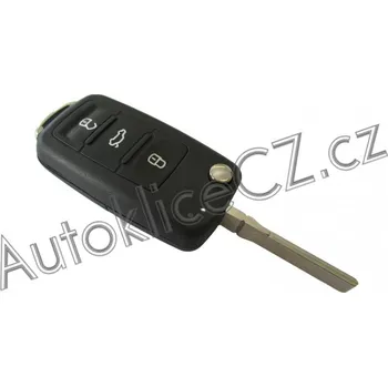 Autoklíč Vystřelovací klíč Volkswagen 3 tlačítka (Obal)