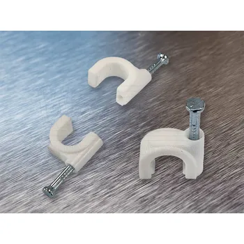 elektrický kabel WAPRO MXU1-7 (NC-1,5N) kabelová příchytka s hřebíkem - 7,0 mm