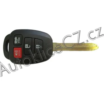 Autoklíč Klíč Toyota 3+1 tlačítko TOY 43