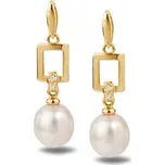 Perlové náušnice s diamanty Faatina