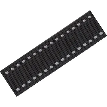 Postroj pro psa Popruh polypropylen reflex/černý 25mm