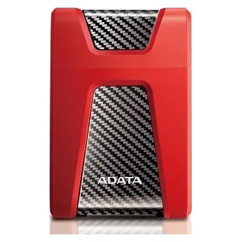 Externí pevný disk ADATA HD650 1TB, červený (red), přenosný pevný disk, USB 3.1