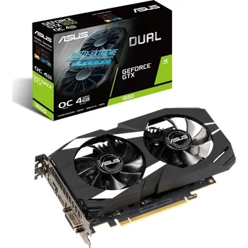 Grafická karta Asus GeForce GTX 1650 4 GB (DUAL-GTX1650-O4G)