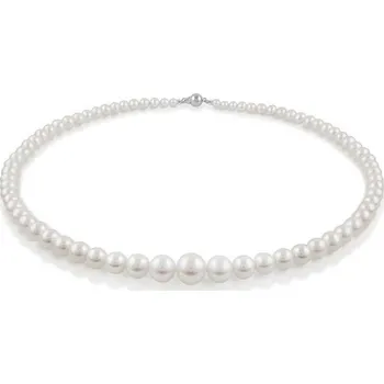 Náhrdelník Zlatý náhrdelník z bílých perel Ellie