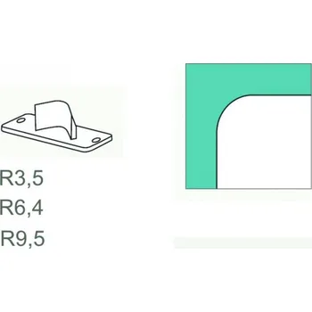 Děrovačka Náhradní řezná jednotka prům. 6,4 mm na zaoblovač Diamond 1.