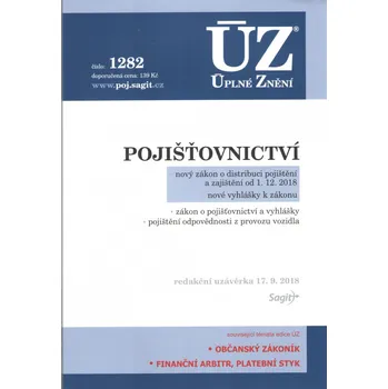 ÚZ 1282: Pojišťovnictví, pojištění odpovědnosti z provozu vozidla - Sagit (2018, brožovaná)