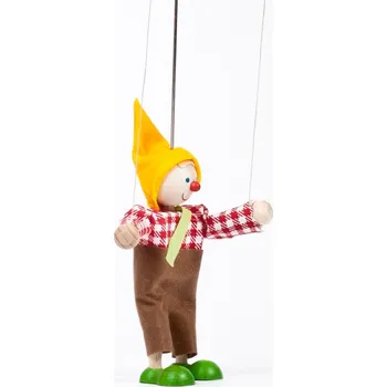 Výuková hračka Gerlich Dřevěná loutka Trpaslík Rejpal