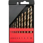 YATO Sada vrtáků na kov 10ks HSS-COBALT 1-10mm