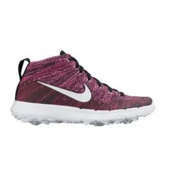 Golfová obuv Nike W Flyknit Chukka černé/růžové/bílé