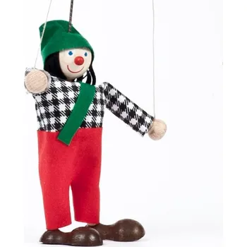 Výuková hračka Gerlich Dřevěná loutka Široký