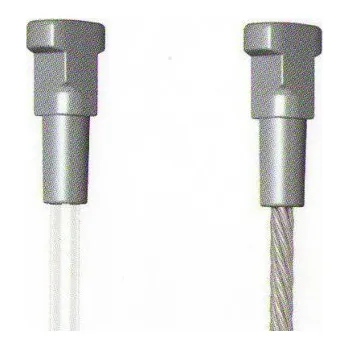 Lanko pro jízdní kolo Newly ocelové lanko s koncovkou délka 300 cm