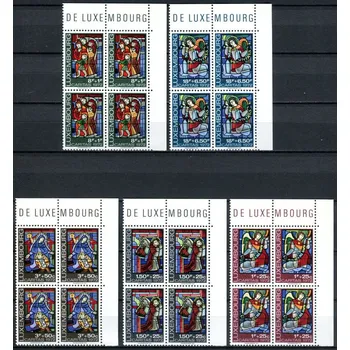 Poštovní známka (1972) MiNr. 853 - 857 - ** - Lucembursko - 4-bl - Charita