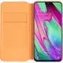 Pouzdro na mobilní telefon Samsung Flip Wallet pro Samsung Galaxy A40 bílá