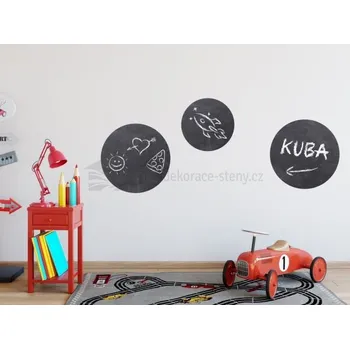 Samolepící dekorace Dekorace-steny.cz - Samolepicí tabule - Kolečka - 451