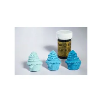 Potravinářské barvivo Barva gelová Sugarflair - Modrá světlá / BABY BLUE