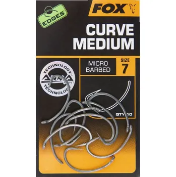 Rybářský háček Fox Háčky EDGES Curve Shank Medium Hooks ---: size 6B Barbless