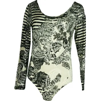 Body Dámské body Cavali Ilona body DR - Favab béžová-potisk XS