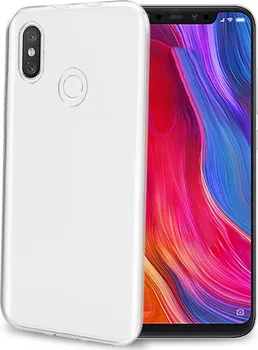 Pouzdro na mobilní telefon Celly Gelskin pro Xiaomi Mi 8 transparentní