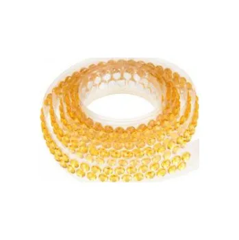 Stuha Diamantová stuha - dvouřadá Zlatá /M