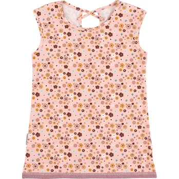 Dámská tunika růžová kytičkovaná tunika