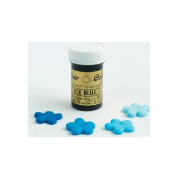 Potravinářské barvivo Barva gelová Sugarflair - Modrá / ICE BLUE