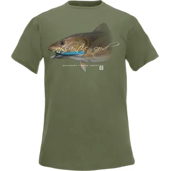 Rybářské oblečení Rybářské tričko Flotsam Treska I - Olive M