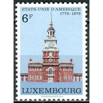 Poštovní známka (1976) MiNr. 930 ** - Lucembursko - 200 let nezávislosti Spojených států amerických