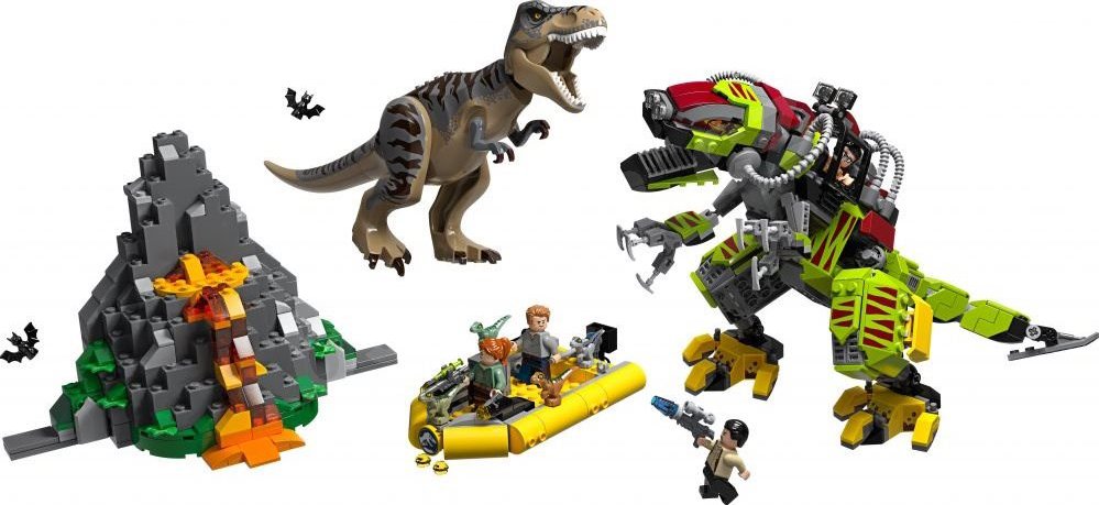 foto Stavebnice LEGO LEGO Jurassic World 75938 T. rex vs. Dinorobot