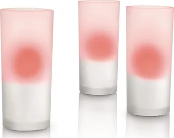 Dekorativní svítidlo Philips Svítidlo Glass CandleLights růžová (69108/32/PH)