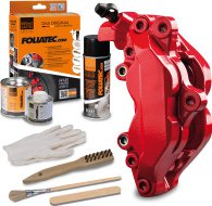 FOLIATEC - barva na brzdové třmeny červená (3-dílná sada) SLEVA 3%