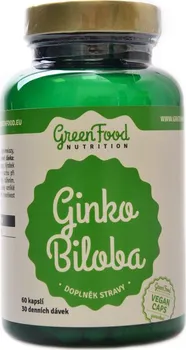 Přírodní produkt Green Food nutrition Ginko biloba 60 cps.