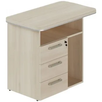 Psací stůl Přístavný kontejner pravý Lorenc II - akát světlý