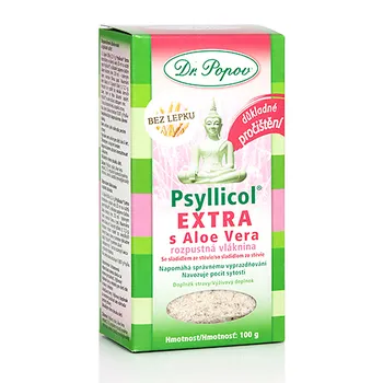 Přírodní produkt Dr.Popov Psyllicol Extra s Aloe Vera 100 g