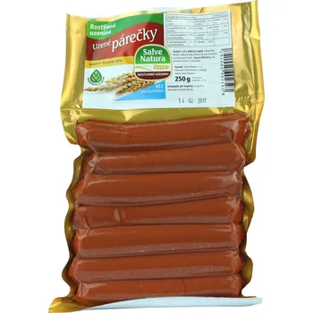 Uzené párečky - rostlinná uzenina - Salve Natura 250g